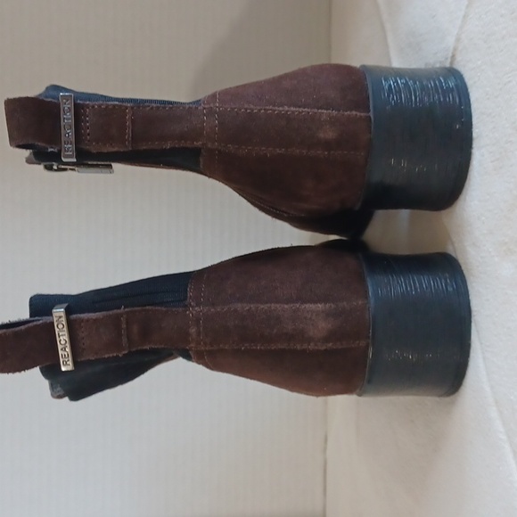 Kenneth Cole Reaction, Salt Stretch, D. Brown Booties, Sz. 9. - Picture 4 of 6